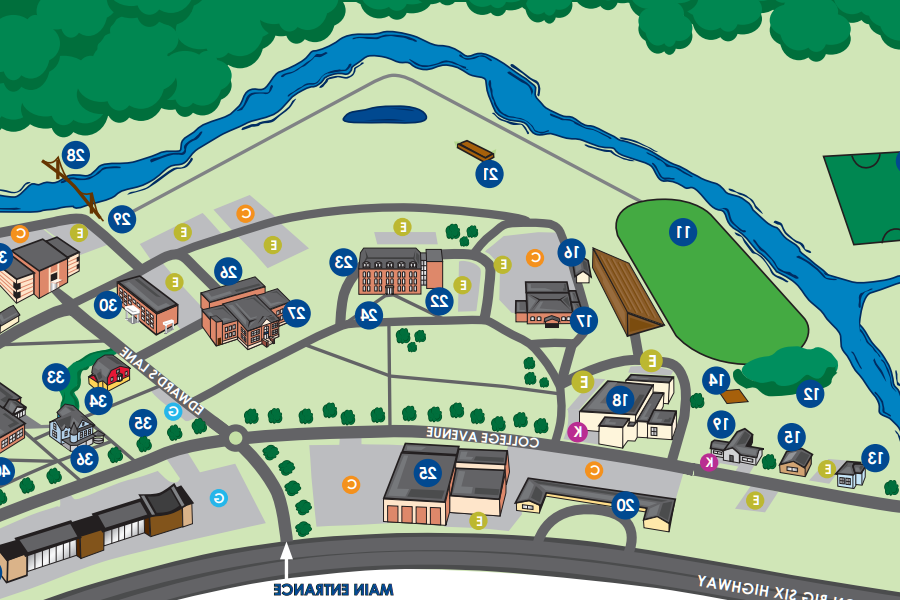 Keystone College Map